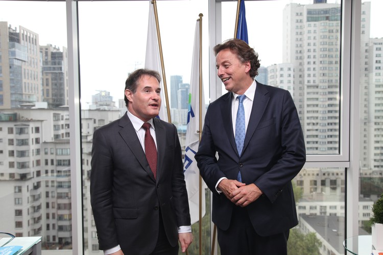 Fabrice Leggeri and Bert Koenders