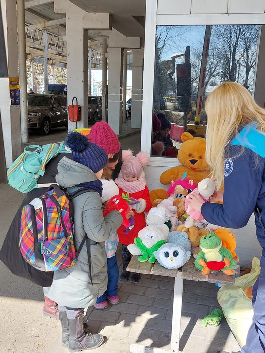 Mit Teddys im Auto in die Ukraine