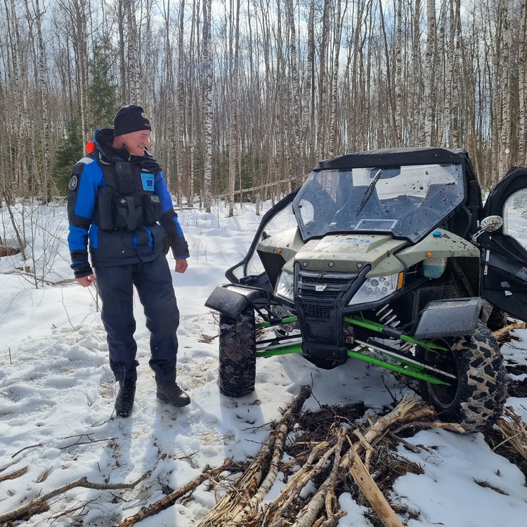 On a patrol in Estonia