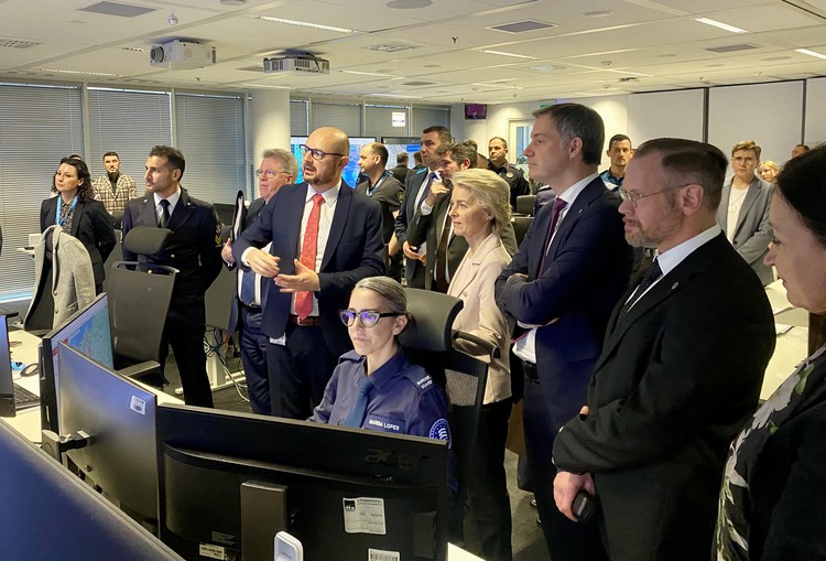 Ursula von der Leyen visit to Frontex